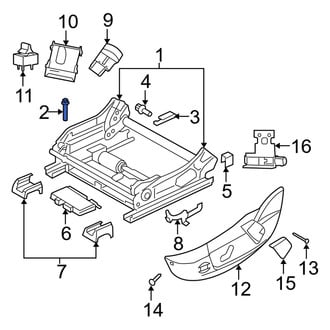 Dodge OE - Upper Seat Adjuster Bolt
