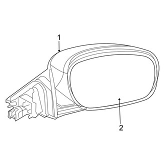 Dodge OE - Front Door - Outside Mirrors
