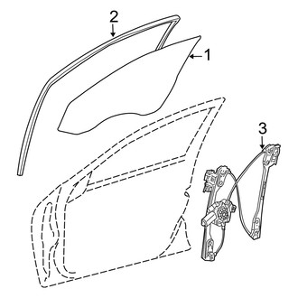 Dodge OE - Front Door - Glass & Hardware