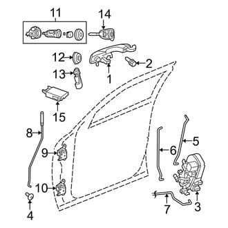 Dodge OE - Front Door - Lock & Hardware