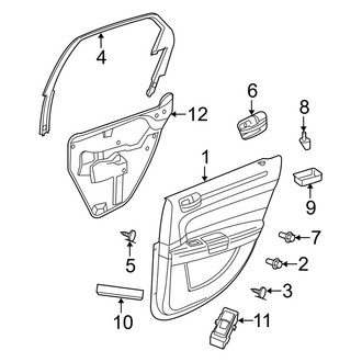 Dodge OE - Rear Door - Interior Trim