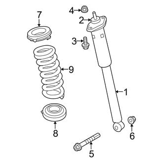 Dodge OE - Rear Suspension - Shocks & Components