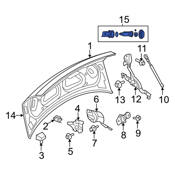 Deck Lid Lock