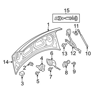 Dodge OE - Trunk Lid - Lid & Components