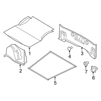Dodge OE - Trunk Lid - Interior Trim