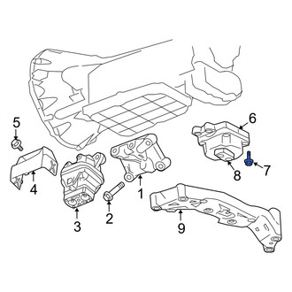 Dodge OE - Automatic Transmission Mount Bolt