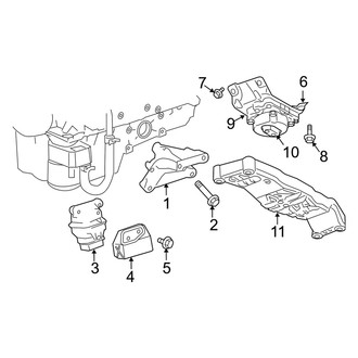 Dodge OE - Engine & Transmission Mounting (AWD 3.5L)