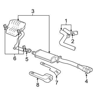 Dodge OE - Exhaust System - Exhaust Components (2.7L)