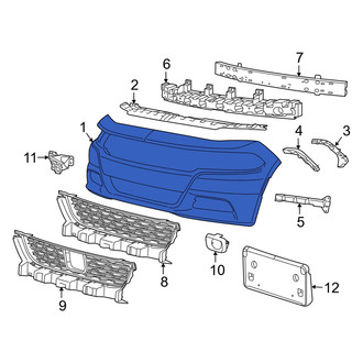 Dodge OE - Front Bumper Cover