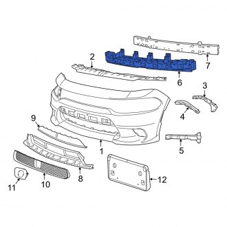 Dodge Oe Dodge Charger 15 Front Bumper Bumper Components