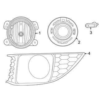 Dodge OE - Front Lamps - Fog Lamps