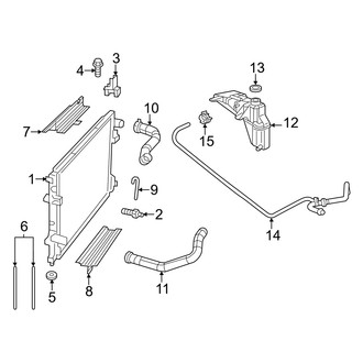 Dodge OE - Cooling - Radiator & Components (3.6L)