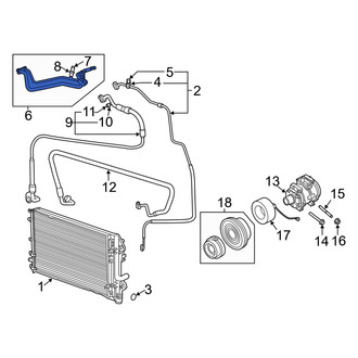 Dodge OE - A/C Pipe