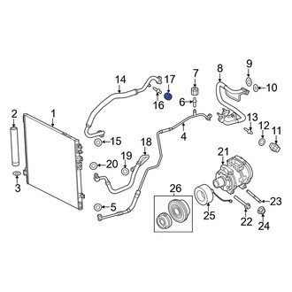 Dodge OE - A/C Service Valve Cap