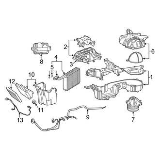 Dodge OE - Air Conditioner & Heater - Evaporator & Heater Components