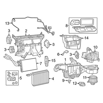 Dodge OE - Air Conditioner & Heater - Evaporator & Heater Components