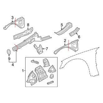 Dodge OE - Fender - Structural Components & Rails