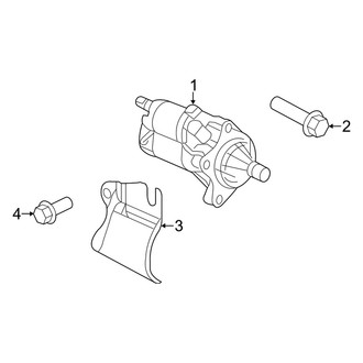 Dodge OE - Electrical - Starter (3.6L)