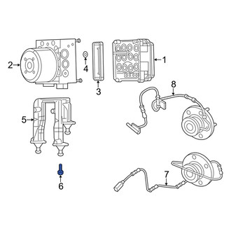 Dodge OE - ABS Control Module Screw