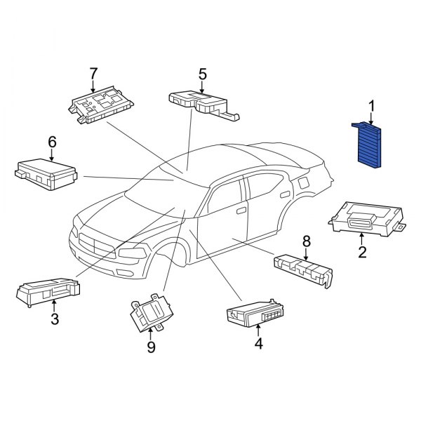 Dodge OE 68065111AG Automatic Transmission Control Module