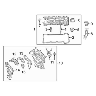 Dodge OE - Engine - Valve & Timing Covers (3.6L)