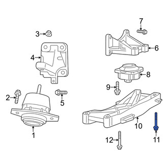 Dodge OE - Transmission Crossmember Bolt