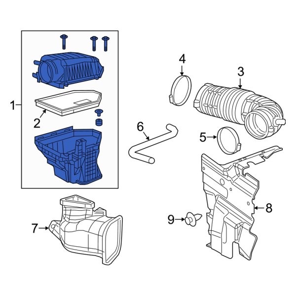 Air Filter and Housing Assembly