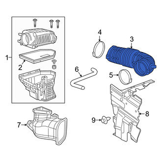 Dodge OE - Engine Air Intake Hose