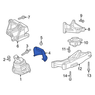 Dodge OE - Engine Mount Heat Shield