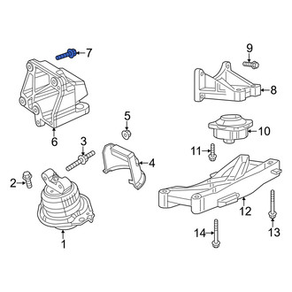 Dodge OE - Engine Mount Bolt