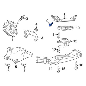 Dodge OE - Automatic Transmission Mount Bolt