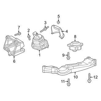 Dodge OE - Engine & Transmission Mounting (AWD 5.7L)