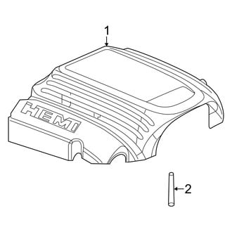 Dodge OE - Engine Appearance Cover (Pursuit / R/T / R/T Max / SE 5.7L)