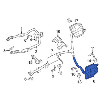Dodge OE - Exhaust Muffler