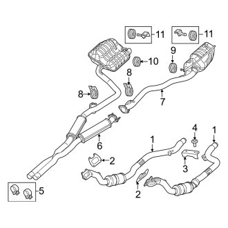 2016 Dodge Charger OEM Exhaust Parts | Systems, Tips — CARiD.com