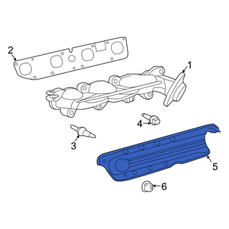Dodge OE - Left Exhaust Heat Shield