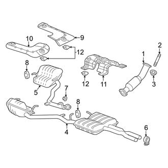 Dodge OE - Exhaust System - Exhaust Components (5.7L)