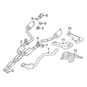 Dodge OE - Exhaust System - Exhaust Components (Daytona / R/T)