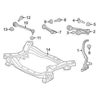 Dodge OE - Front Suspension - Suspension Components (RWD)