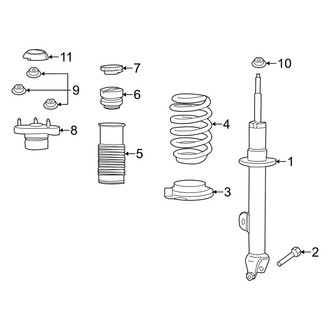 Dodge OE - Front Suspension - Struts & Components