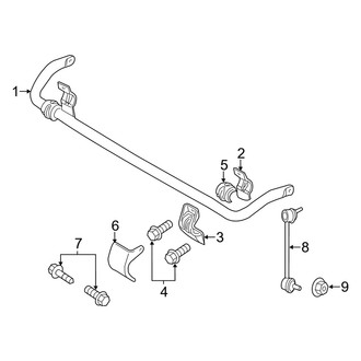 Dodge OE - Front Suspension - Stabilizer Bar & Components