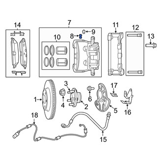 Dodge OE - Rear Brake Bleeder Screw