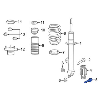 Dodge OE - Suspension Strut Fork Bolt