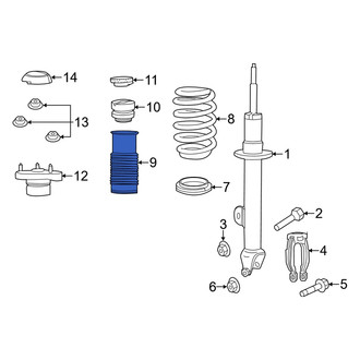Dodge OE - Front Suspension Strut Bellows