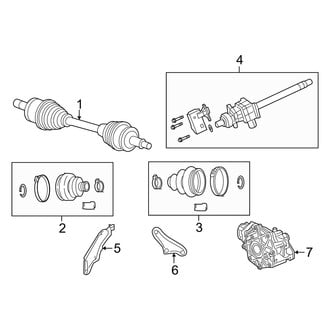 Dodge OE - Front Suspension - Carrier & Front Axles