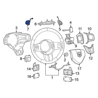 Dodge OE - Right Steering Wheel Radio Controls