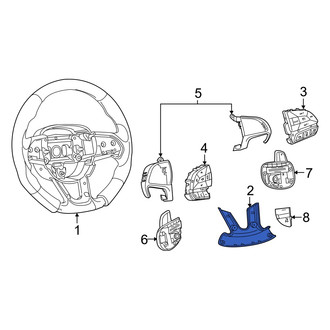 Dodge OE - Left Steering Wheel Trim