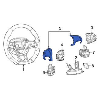 Dodge OE - Front Steering Wheel Back Cover