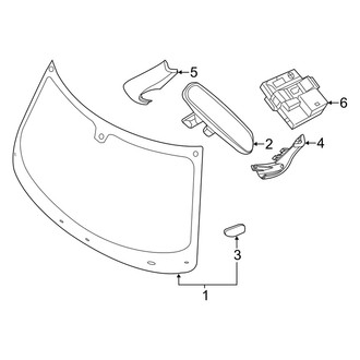 Dodge OE - Windshield - Glass