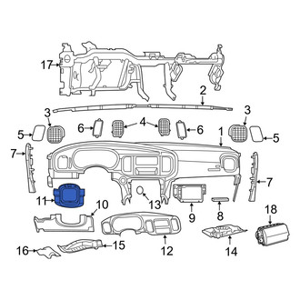 Dodge OE - Steering Column Cover